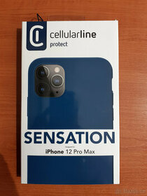 iphone 12 pro max kryt CellularLine Sensation modrý NOVÝ - 1