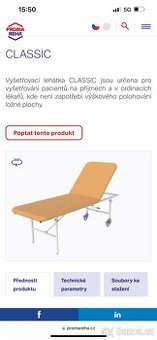 Masazni, medicínské lehatko Proma Reha - 1