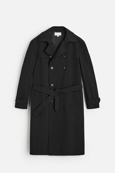 Pánský oversized funkční trenčkot černý ZARA