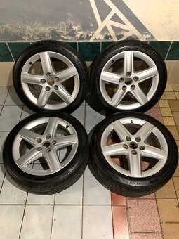Alu kola AUDI R17 5X112 LETNÍ PNEU 225/45 R17 100% Vzorku