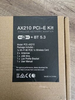Síťová karta Intel AX210 - PRODÁNO