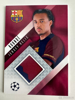 Jersey Relic Jules Koundé FC Barcelona Topps Match Attax2025