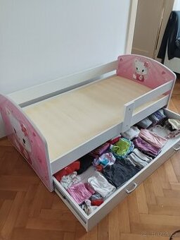 Dětská postel Hello Kitty