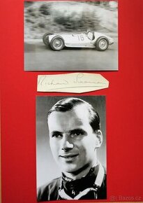 Richard Seaman Mercedes originální autogram - 1