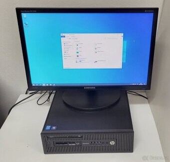 HP Elitedesk 800 G1 SFF, i3-4130, 8GB RAM,SSD 256,WIN10,LCD