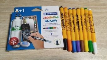 Popisovače od centropen: Decor pen metalic a Decor pen