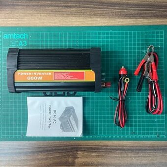 BYGD P600U - měnič napětí 12V na 230V 600W