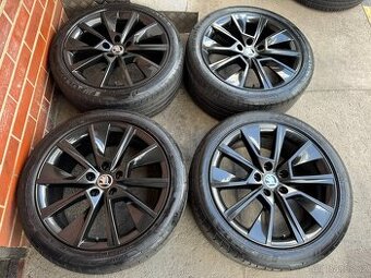 Alu 18" 5x112 BRAGA Black letní pneu 75%, O4, TOP