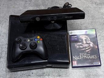 - Xbox360 S konzole+ Kinect s hrou -