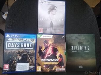 Prodám hry na PS4,5 a XBOX