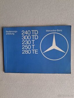 Mercedes Benz W 123 T manual