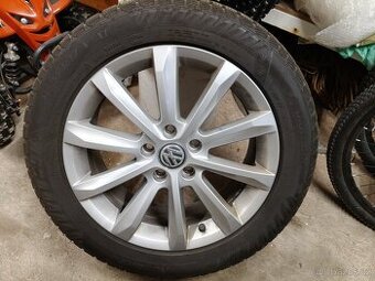 ALU kola VW + zimní pneu 5x112 r17