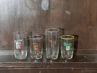 Staré pivní sklenice Pilsner Urquell - 150,-Kč za kus