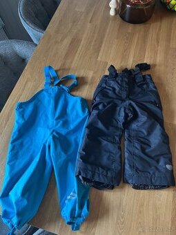 Dětské oteplovaky a nepromokavé kalhoty velikost 98/104
