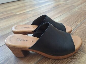 dámské kožené pantofle Gabor, vel. 43 (9)