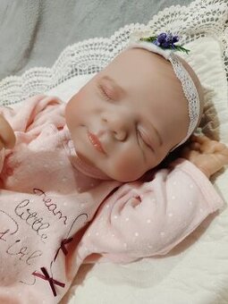 Slaďounká spinkací reborn realistická panenka