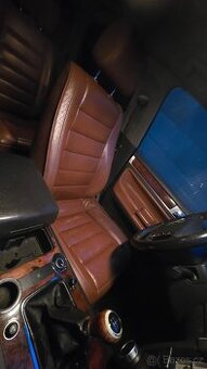 Kožený interiér VW touareg