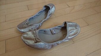 balerínky dívčí zlaté vel. 38