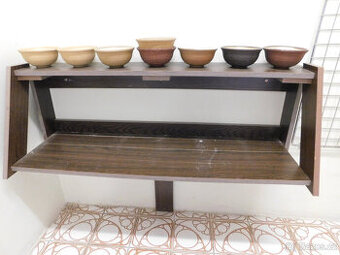 Police nástěnná dvojitá