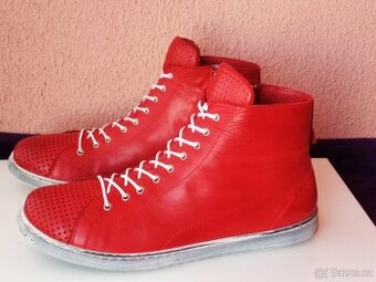 boty Andrea Conti dámské kožené vel.41