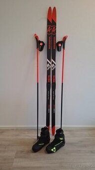 Rossignol Speed R-Skin 160cm, hůlky, bity Fischer RC3 vel39