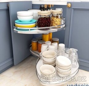 Otočný výsuvný organizér do kuchyně - PRAVÁ