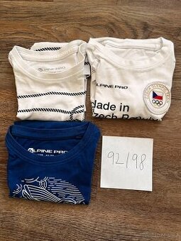 Trička AlpinePro vel. 92/98