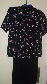 Komplet šaty a halenka