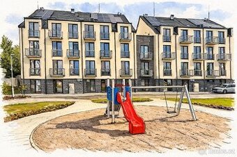 Nový slunný byt 1+kk  | bez provize | Praha na dosah