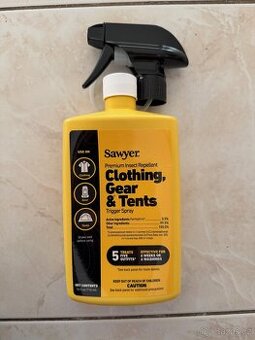 Sawyer dlouhodobý repelent s Permethrinem na oblečení, stany