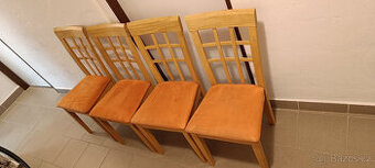 4ks židle masiv