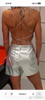 Stribrny set na akci/karneval/party S-m