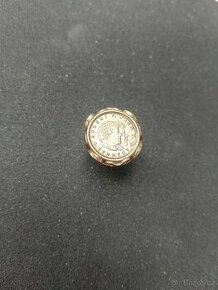 Zlatý prsten s mincí John a Robert Kennedy - 1