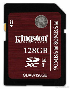 Kingston SDXC 128GB 90MB/s UHS-I U3 (SDA3/128GB