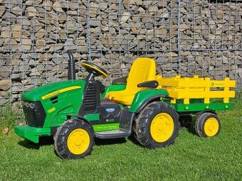 Elektricky traktor Peg-Pérego John Deer + vlek