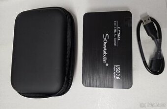 2.5 Externí 1Tb HDD, USB3 + přenosný box nový