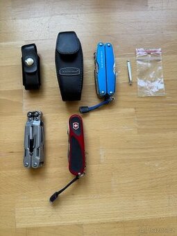 Prodám nože Sog, Victorinox, Leatherman a příslušenství