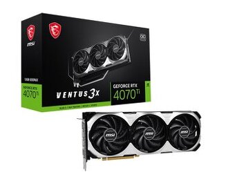 MSI VGA NVIDIA GeForce RTX 4070 Ti VENTUS 3X 12G OC, RTX 407