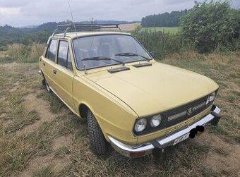 Škoda 120 LS – originál Champagne, po GO, eko zaplaceno, STK