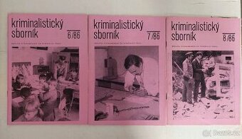 Kriminalistický sborník - ročník 1986 - 3 výtisky