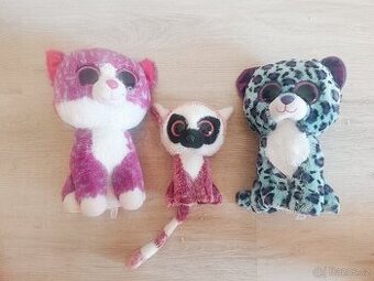 Plyšáci TY 24 cm + menší lemur zdarma