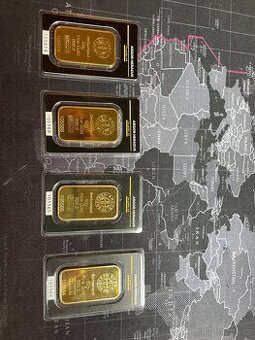 4x 50g Argor Heraeus Kinebar Investičná zlatá tehlička