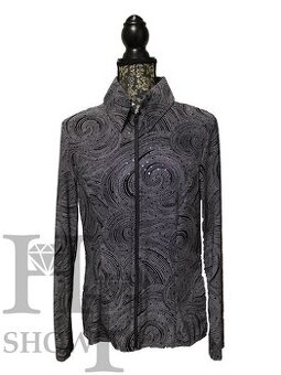 Westernová show halenka S černé kruhy