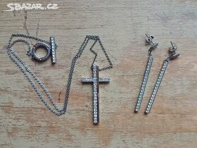BROSWAY sada přívěsek, řetízek, naušnice
