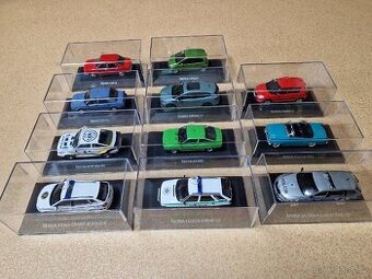 DeAgostini modely Škoda 1:43 -policie, rallye, veterán atd.