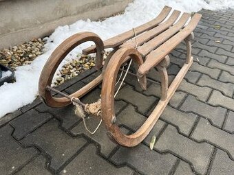 Krásné staré sáně, sáňky 110cm
