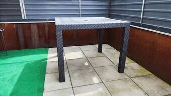Zahradní stůl ratan 95x95x75