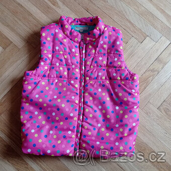 zateplená vesta M&S 110/116