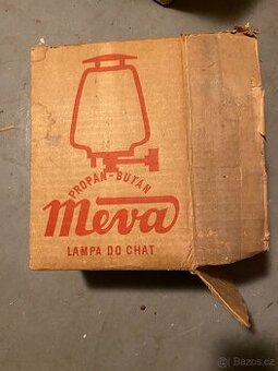 Plynové světlo na proban butan - retro