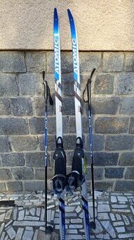 Prodám běžky Atomic Classic, délka 175 cm a hůlky